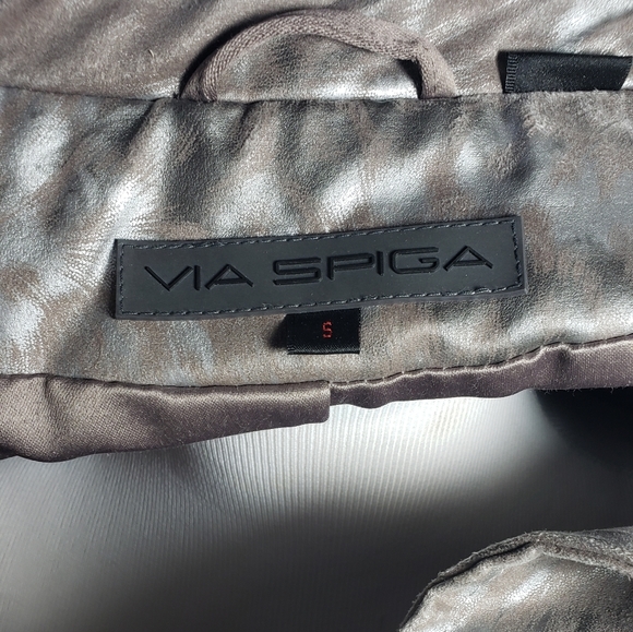 VIA SPIGA Metallic Animal Print Lux Coat - Picture 6 of 8